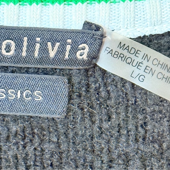 ALICE + OLIVIA BARRY OVERSIZED V-NECK CARDIGAN SIZE LARGE - Picture 5 of 10